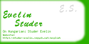 evelin studer business card